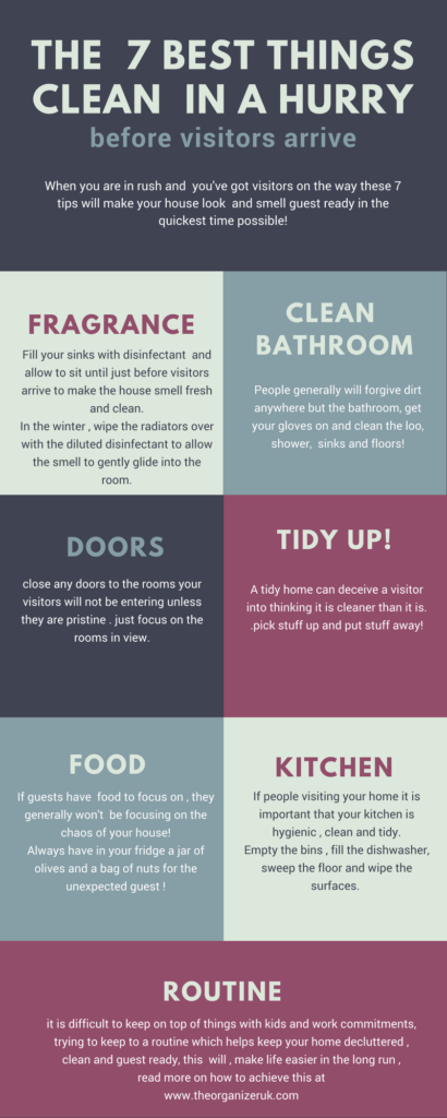 how to quick clean your house