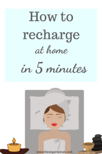 how to recharge in 5 minutes , free self care checklist