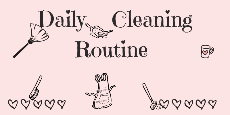 daily cleaning routine