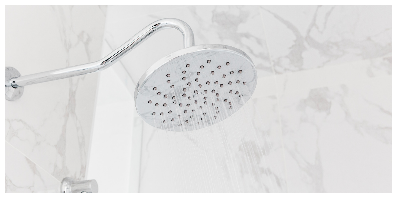  How keep on top of housework, gleaming shower head and shower. 