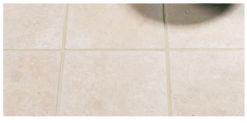 clean travertine tiles