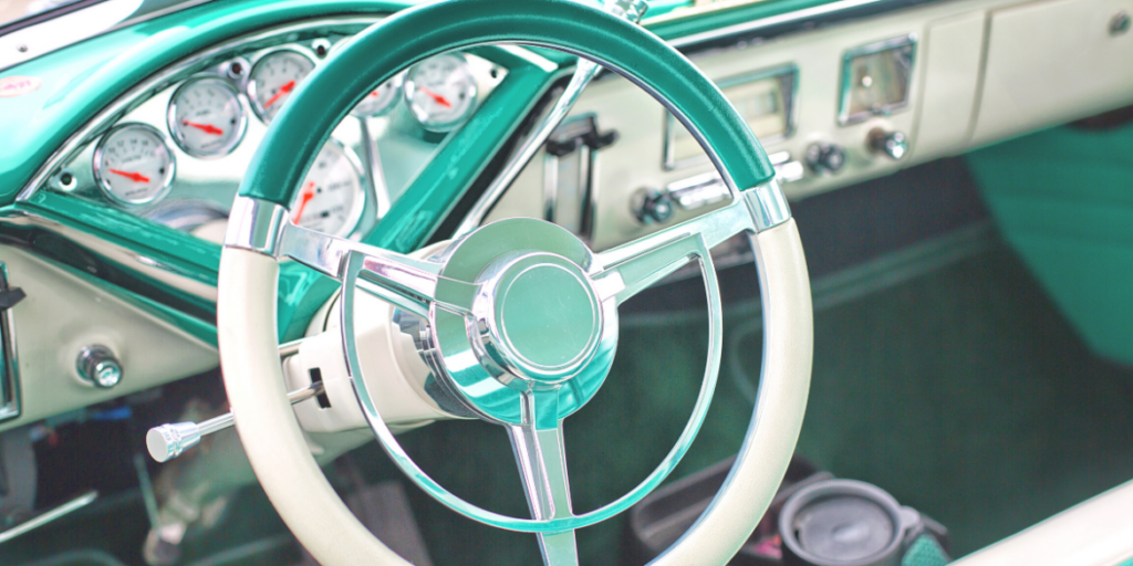 1950s steering wheel