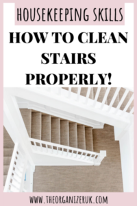 how to clean stairs properly pin it for later