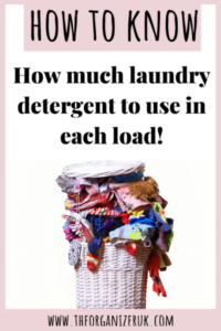 how much detergent to use 