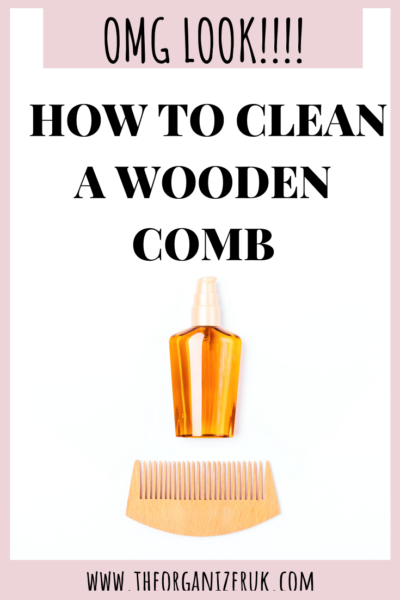 How to clean a wooden comb