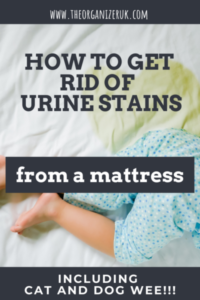 how to get urine stains from a mattress