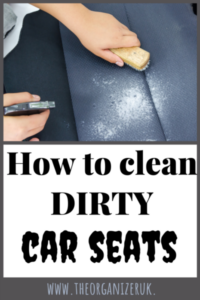how to get stains out of car seats