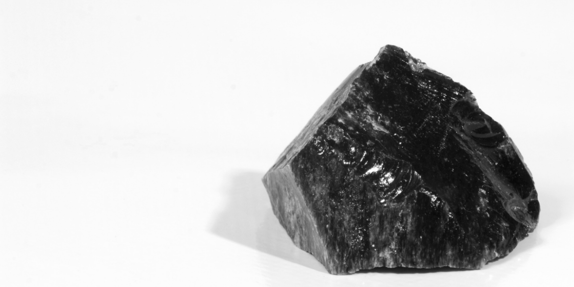 black obsidian protection crystal