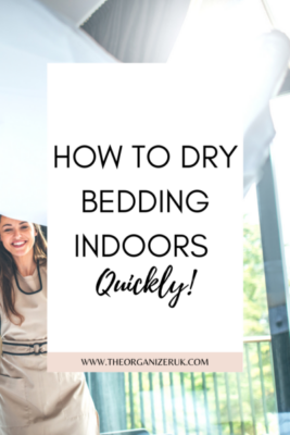 how to dry bedding indoors 