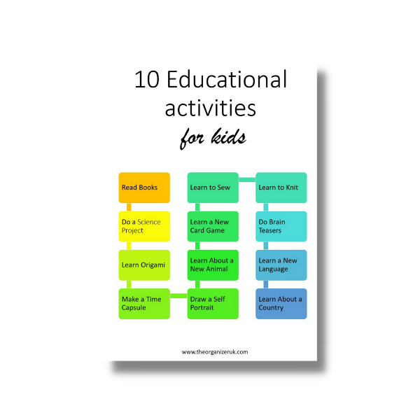 10 educational activities for kids