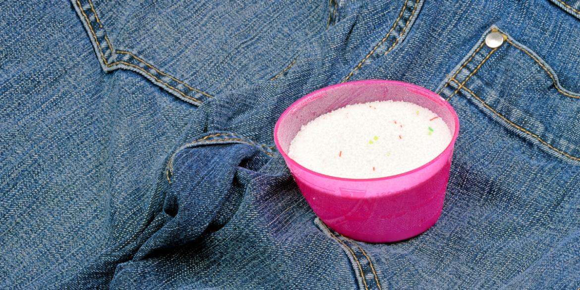 How to get detergent stains out of clothes