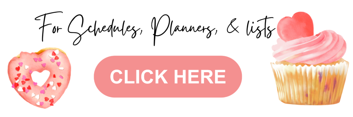 click here for schedules planners and lists 