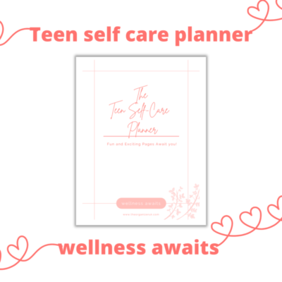 teen self-care planner 
