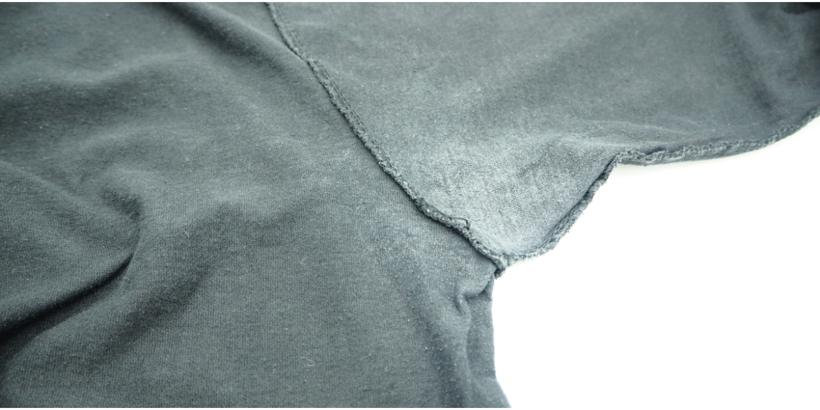 how to remove deodorant stains on black shirt
